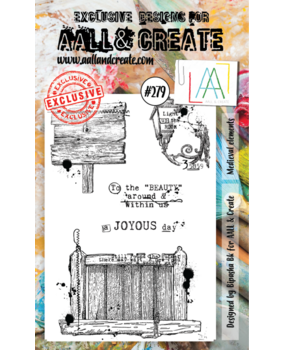 AALL and Create Clear Stamp Set A6 Medieval Elements (AALL-TP-279)* AALL and Create Clear Stamp Set A6 Medieval Elements (AALL-TP-279)*