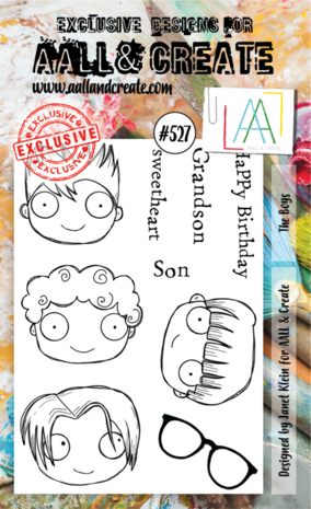 AALL and Create Clear Stamp Set A6 The Boys (AALL-TP-527) AALL and Create Clear Stamp Set A6 The Boys (AALL-TP-527)