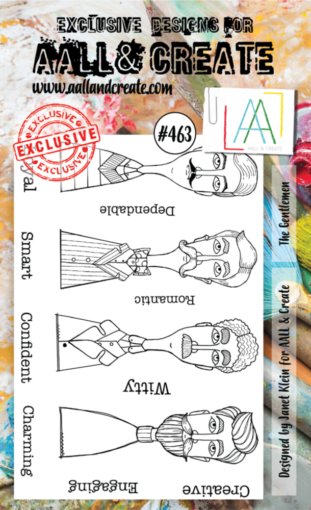 AALL and Create Clear Stamp Set A6 The Gentlemen (AALL-TP-463) AALL and Create Clear Stamp Set A6 The Gentlemen (AALL-TP-463)