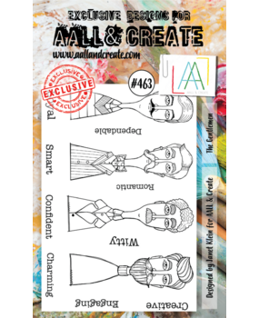 AALL and Create Clear Stamp Set A6 The Gentlemen (AALL-TP-463) AALL and Create Clear Stamp Set A6 The Gentlemen (AALL-TP-463)