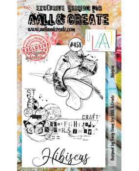 AALL and Create Clear Stamp Set A6 Hibiscus (AALL-TP-458) AALL and Create Clear Stamp Set A6 Hibiscus (AALL-TP-458)