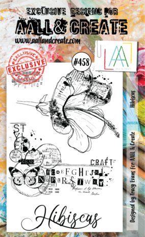 AALL and Create Clear Stamp Set A6 Hibiscus (AALL-TP-458) AALL and Create Clear Stamp Set A6 Hibiscus (AALL-TP-458)