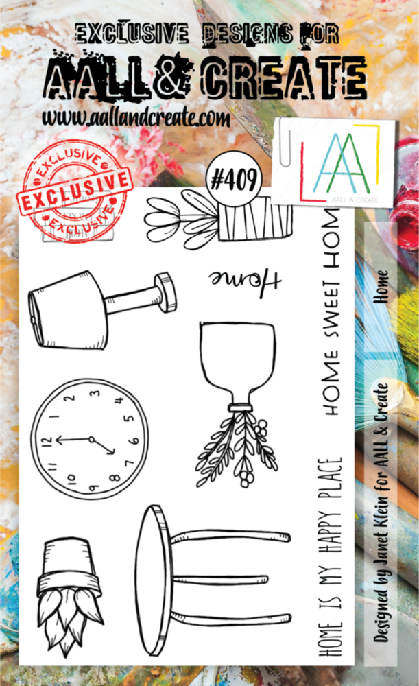 AALL and Create Clear Stamp Set A6 Home (AALL-TP-409) AALL and Create Clear Stamp Set A6 Home (AALL-TP-409)