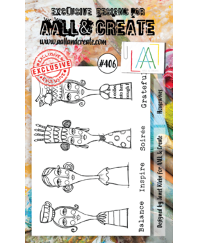AALL and Create Clear Stamp Set A6 Housewives (AALL-TP-406) AALL and Create Clear Stamp Set A6 Housewives (AALL-TP-406)