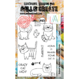 AALL and Create Clear Stamp Set A6 Felines (AALL-TP-408)