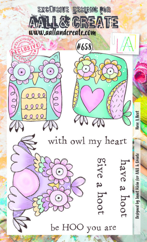 AALL and Create Clear Stamp Set A6 Have A Hoot (AALL-TP-658) AALL and Create Clear Stamp Set A6 Have A Hoot (AALL-TP-658)
