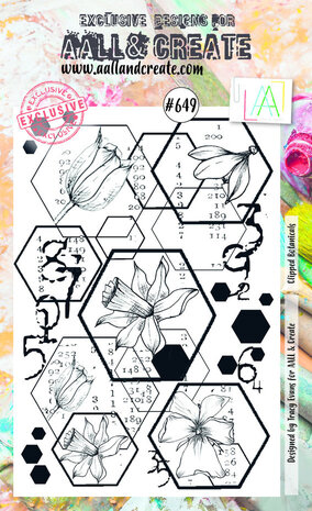 AALL and Create Clear Stamp Set A6 Clipped Botanicals (AALL-TP-649) AALL and Create Clear Stamp Set A6 Clipped Botanicals (AALL-TP-649)