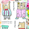 AALL and Create Clear Stamp Set A6 Three Bears (AALL-TP-641)
