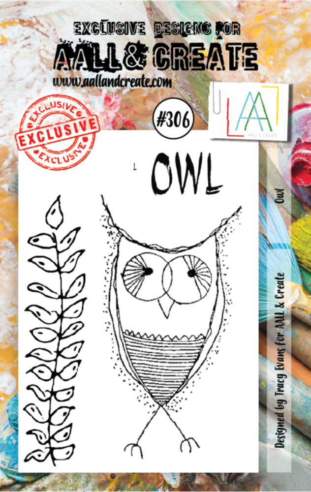 AALL and Create Clear Stamp Set A7 Owl (AALL-TP-306) AALL and Create Clear Stamp Set A7 Owl (AALL-TP-306)