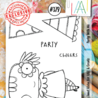 AALL and Create Clear Stamp Set A7 Party With Me (AALL-TP-379) AALL and Create Clear Stamp Set A7 Party With Me (AALL-TP-379)