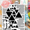 AALL and Create Clear Stamp Set A7 Reverse Triangles (AALL-TP-376)
