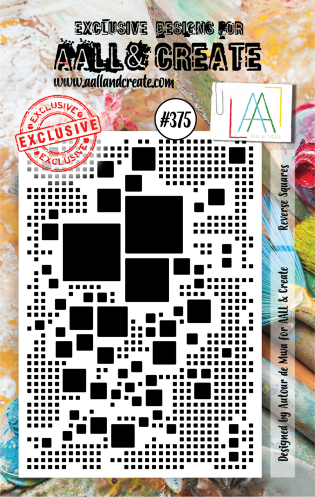 AALL and Create Clear Stamp Set A7 Reverse Squares (AALL-TP-375) AALL and Create Clear Stamp Set A7 Reverse Squares (AALL-TP-375)