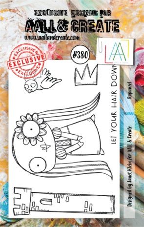 AALL and Create Clear Stamp Set A7 Rapunzel (AALL-TP-380)