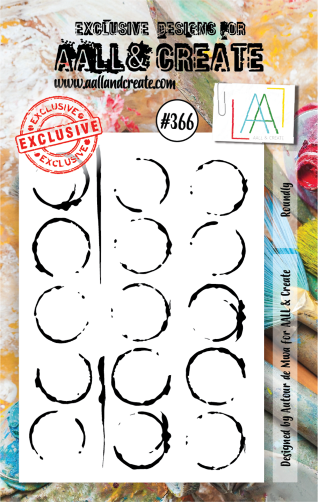 AALL and Create Clear Stamp Set A7 Roundly (AALL-TP-366) AALL and Create Clear Stamp Set A7 Roundly (AALL-TP-366)