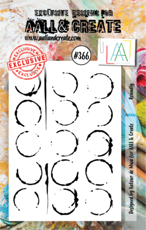 AALL and Create Clear Stamp Set A7 Roundly (AALL-TP-366) AALL and Create Clear Stamp Set A7 Roundly (AALL-TP-366)
