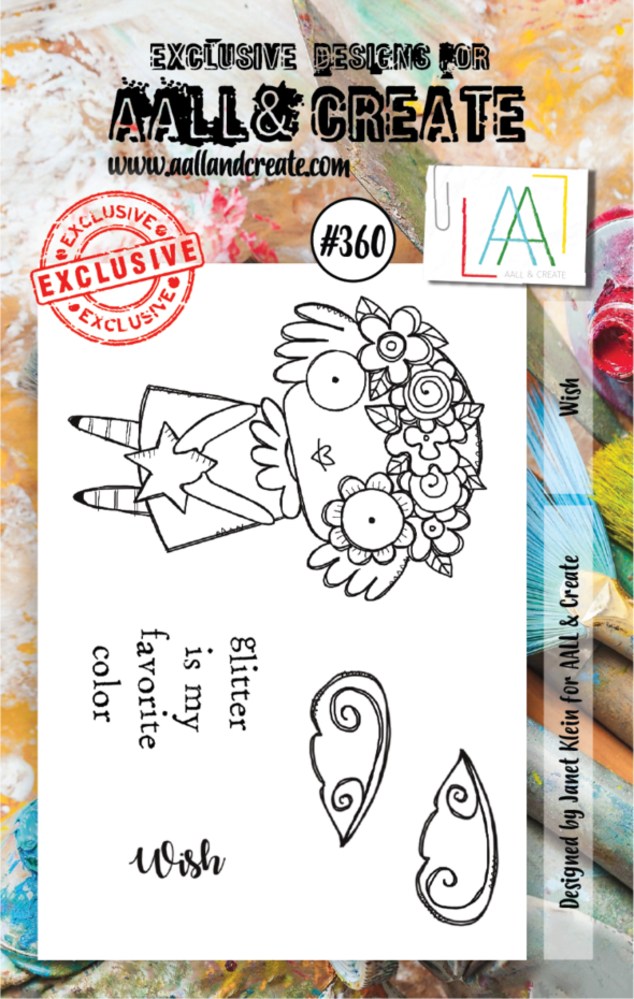 AALL and Create Clear Stamp Set A7 Wish (AALL-TP-360) AALL and Create Clear Stamp Set A7 Wish (AALL-TP-360)