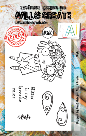 AALL and Create Clear Stamp Set A7 Wish (AALL-TP-360) AALL and Create Clear Stamp Set A7 Wish (AALL-TP-360)