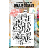 AALL and Create Clear Stamp Set A7 Bold Alphas Mini (AALL-TP-349)