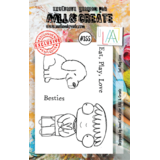 AALL and Create Clear Stamp Set A7 Eat Play Love (AALL-TP-355)
