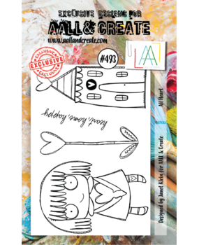AALL and Create Clear Stamp Set A7 All Heart (AALL-TP-493)*