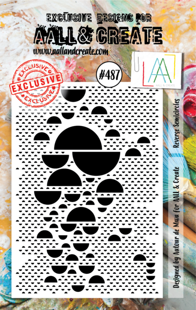 AALL and Create Clear Stamp Set A7 Reverse Semicircles (AALL-TP-487) AALL and Create Clear Stamp Set A7 Reverse Semicircles (AALL-TP-487)