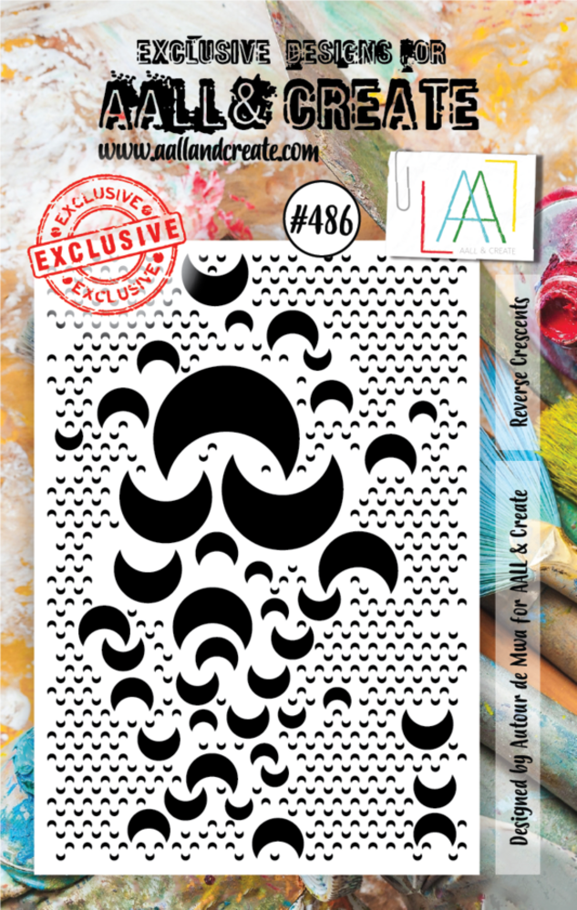 AALL and Create Clear Stamp Set A7 Reverse Crescents (AALL-TP-486) AALL and Create Clear Stamp Set A7 Reverse Crescents (AALL-TP-486)
