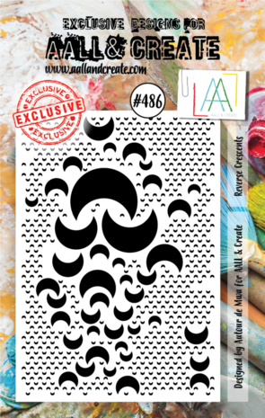 AALL and Create Clear Stamp Set A7 Reverse Crescents (AALL-TP-486) AALL and Create Clear Stamp Set A7 Reverse Crescents (AALL-TP-486)