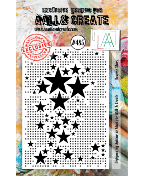 AALL and Create Clear Stamp Set A7 Reverse Stars (AALL-TP-485)