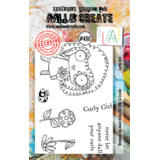 AALL and Create Clear Stamp Set A7 Curly Girl (AALL-TP-480)*
