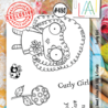AALL and Create Clear Stamp Set A7 Curly Girl (AALL-TP-480) AALL and Create Clear Stamp Set A7 Curly Girl (AALL-TP-480)