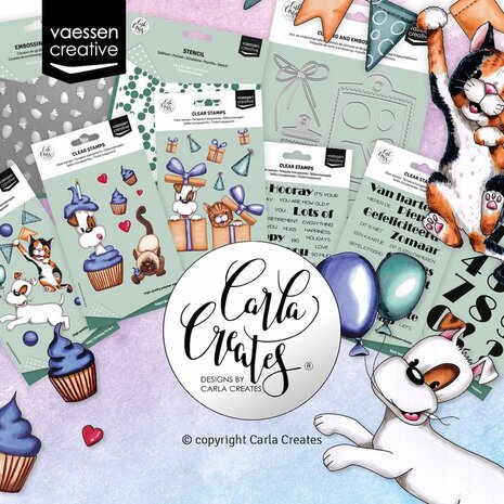 Vaessen Creative Clear Stamps Basic Text EN (CAR0202) Vaessen Creative Clear Stamps Basic Text EN (CAR0202)