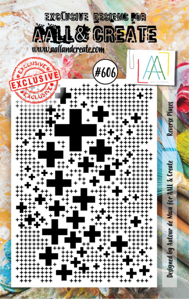 AALL and Create Clear Stamp Set A7 Reverse Pluses (AALL-TP-606) AALL and Create Clear Stamp Set A7 Reverse Pluses (AALL-TP-606)
