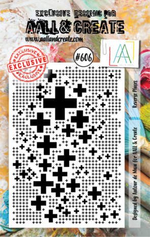 AALL and Create Clear Stamp Set A7 Reverse Pluses (AALL-TP-606) AALL and Create Clear Stamp Set A7 Reverse Pluses (AALL-TP-606)