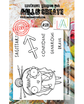 AALL and Create Clear Stamp Set A7 Sagittarius (AALL-TP-591)