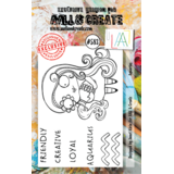 AALL and Create Clear Stamp Set A7 Aquarius (AALL-TP-583)