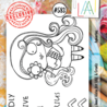 AALL and Create Clear Stamp Set A7 Aquarius (AALL-TP-583)