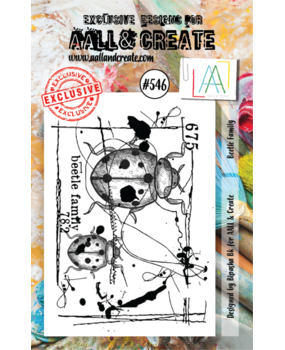AALL and Create Clear Stamp Set A7 Beetle Family (AALL-TP-546)