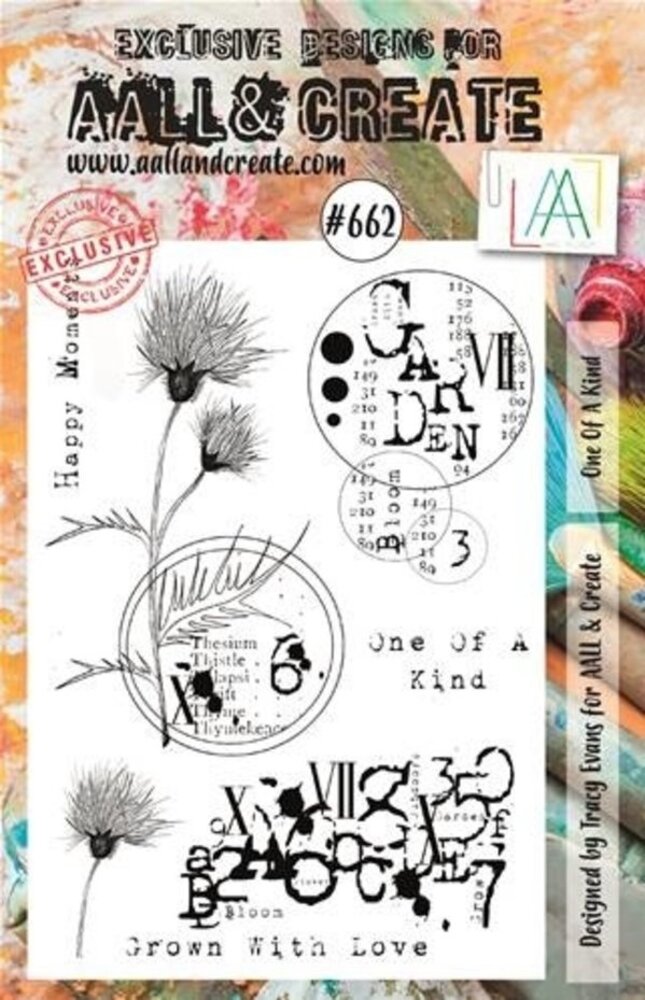 AALL and Create Clear Stamp Set A5 One Of A Kind (AALL-TP-662) AALL and Create Clear Stamp Set A5 One Of A Kind (AALL-TP-662)