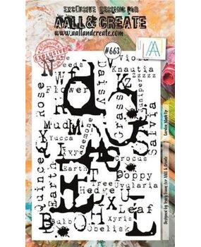 AALL and Create Clear Stamp Set A6 Garden Mash Up (AALL-TP-663)