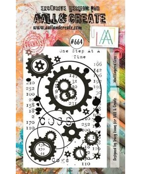 AALL and Create Clear Stamp Set A7 Multilayered Cogs (AALL-TP-664) AALL and Create Clear Stamp Set A7 Multilayered Cogs (AALL-TP-664)