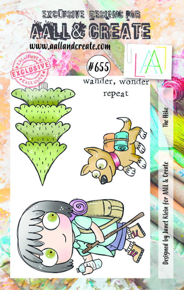 AALL and Create Clear Stamp Set A7 The Hike (AALL-TP-655) AALL and Create Clear Stamp Set A7 The Hike (AALL-TP-655)
