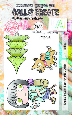 AALL and Create Clear Stamp Set A7 The Hike (AALL-TP-655) AALL and Create Clear Stamp Set A7 The Hike (AALL-TP-655)