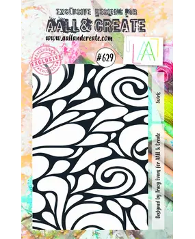 AALL and Create Clear Stamp Set A7 Swirls (AALL-TP-629) AALL and Create Clear Stamp Set A7 Swirls (AALL-TP-629)
