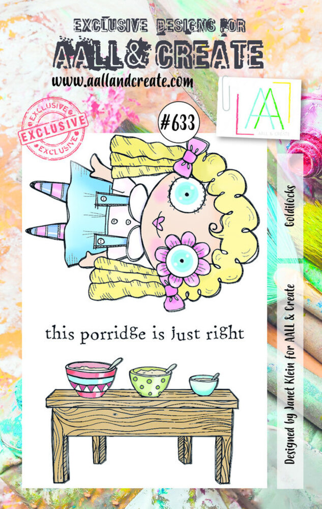 AALL and Create Clear Stamp Set A7 Goldilocks (AALL-TP-633) AALL and Create Clear Stamp Set A7 Goldilocks (AALL-TP-633)