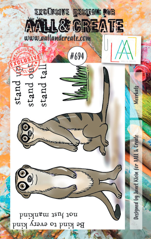 AALL and Create Clear Stamp Set A7 Meerkats (AALL-TP-694) AALL and Create Clear Stamp Set A7 Meerkats (AALL-TP-694)