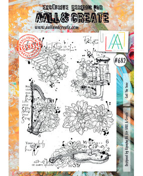 AALL and Create Clear Stamp Set A4 Call The Tune (AALL-TP-682) AALL and Create Clear Stamp Set A4 Call The Tune (AALL-TP-682)