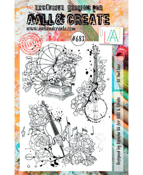 AALL and Create Clear Stamp Set A5 All That Jazz (AALL-TP-683)* AALL and Create Clear Stamp Set A5 All That Jazz (AALL-TP-683)*