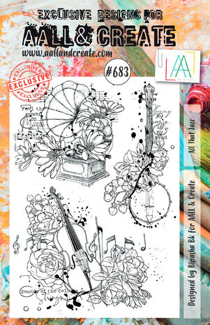 AALL and Create Clear Stamp Set A5 All That Jazz (AALL-TP-683) AALL and Create Clear Stamp Set A5 All That Jazz (AALL-TP-683)