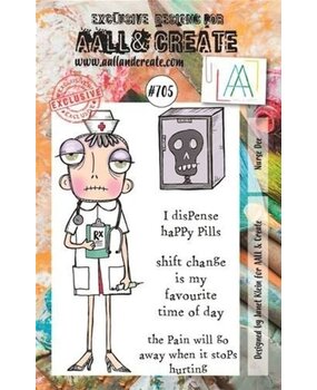 AALL and Create Clear Stamp Set A7 Nurse Dee (AALL-TP-705) AALL and Create Clear Stamp Set A7 Nurse Dee (AALL-TP-705)