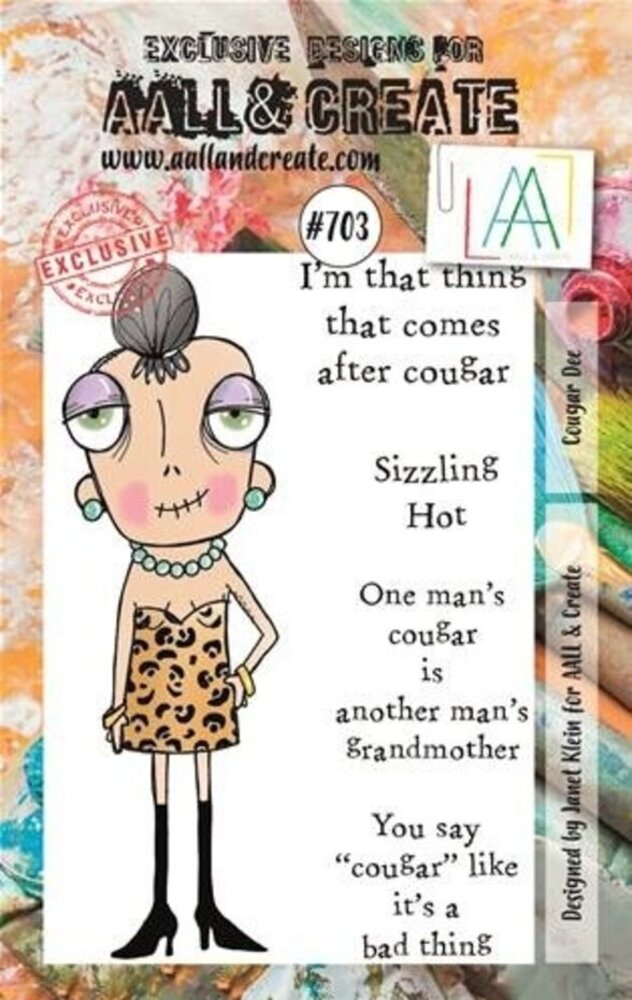 AALL and Create Clear Stamp Set A7 Cougar Dee (AALL-TP-703) AALL and Create Clear Stamp Set A7 Cougar Dee (AALL-TP-703)